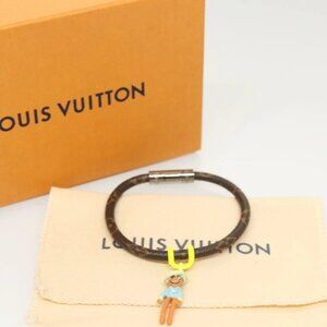 LOUIS VUITTON Monogram Bracelet Hangit Mascot Bracelet